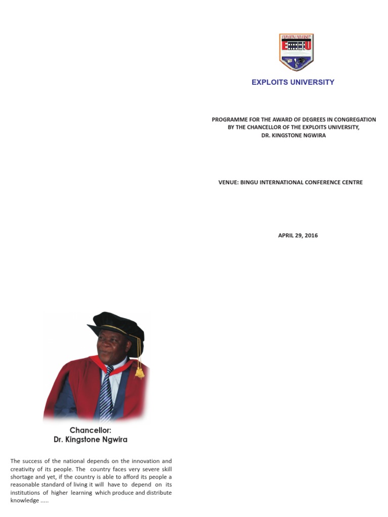 Graduation Ceremony Program 2016 OOO | PDF | Career And Technical