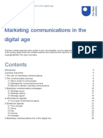 Marketing Communications in The Digital Age