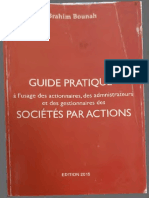Guide Pratique A L'usage Des Actionnaires. Des Admnistrateur Et Des Gestionnaire