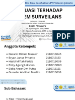 Surveilans Kelompok 2 - Evaluasi Terhadap Sistem Surveilans