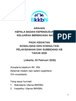 Arahan Ka BKKBN - Keg SosKons DAK 2020 - Edit