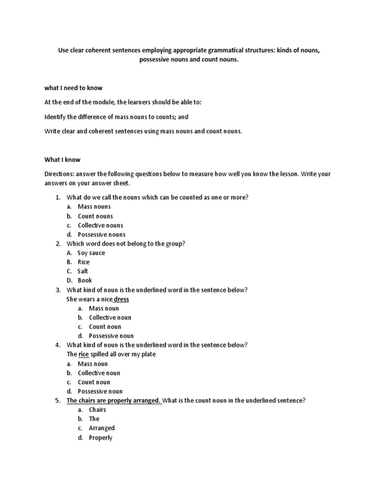 Use Clear Coherent Sentences Employing Appropriate Grammatical