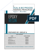 Group A - Assignment 02 - Material Balance (Epoxy Resin Production)