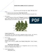 Panduan Teknis Pengambilan Data Lapangan