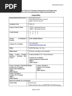 OS Course Policy 22-23