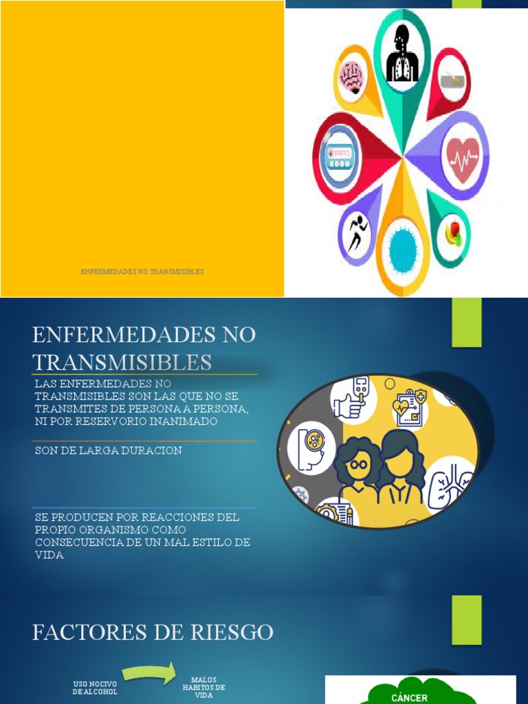 Enfermedades No Transmisibles PDF Diabetes Cáncer