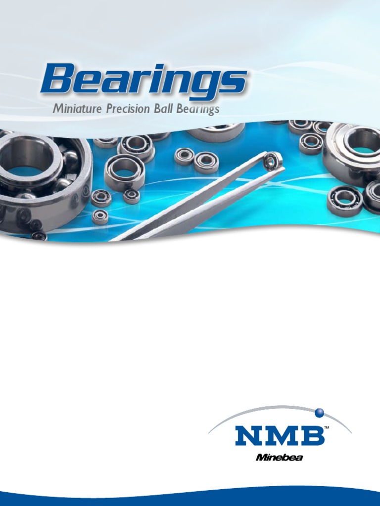 NMB Miniature Ball Bearings Catalog Complete PDF Bearing