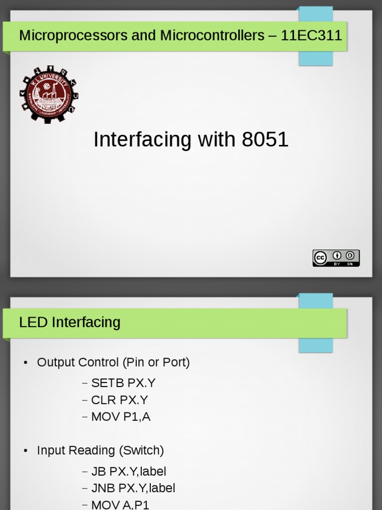 8051 Interfacing Techniques | PDF | Electric Motor | Analog To Digital ...