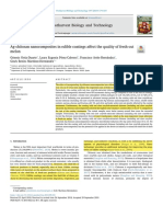 Ag-Chitosan Nanocomposites in Edible Coatings Affect The Quality of Fresh-Cut