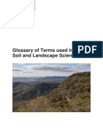 Soil Landscape Science Glossary Terms 170525
