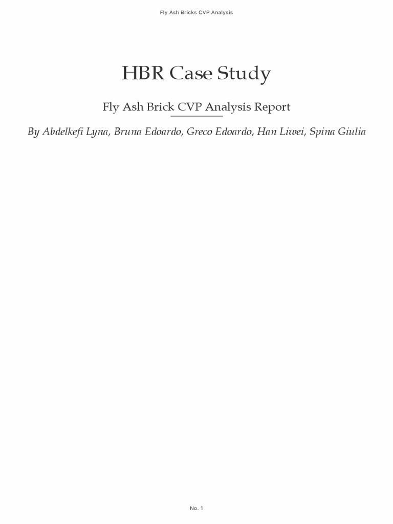 case study hbr pdf