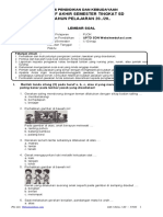 Soal SAS 2 Kelas 1 - PJOK (Websiteedukasi.com)