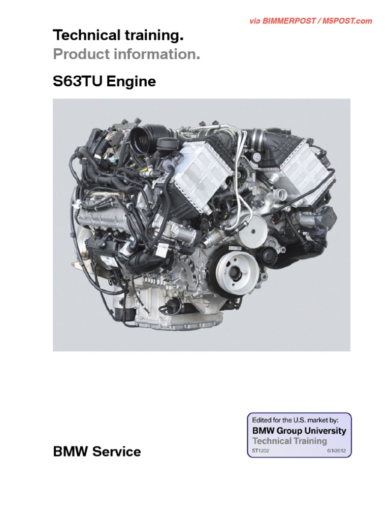 Diagrama do Motor S63 da BMW | PDF