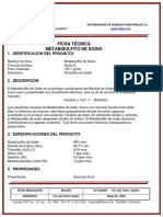 Ficha Tecnica Metabisulfito de Sodio