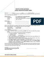 Form BA Aktivasi Jaringan Internet Bithome FIber