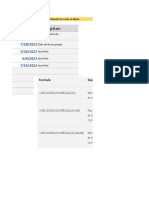 Fichier Excel Avec La Formule de Calcul de Jours Ouivres