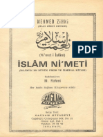 NİMETİ İSLAM (Mehmet Zihni Efendi)