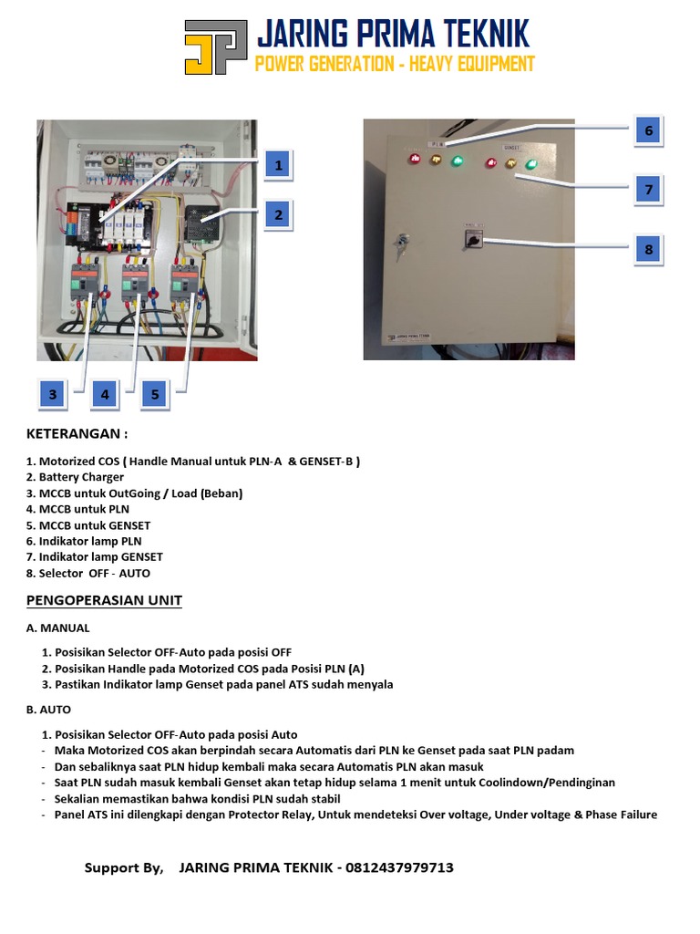 Sop Genset Ats | PDF