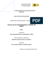 Uso de Las Tics para Mejorar El Control de Grupo