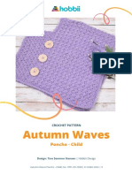 Autumn Waves Poncho