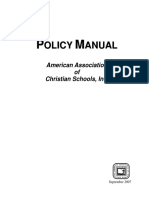 Policy Manual Whole Document