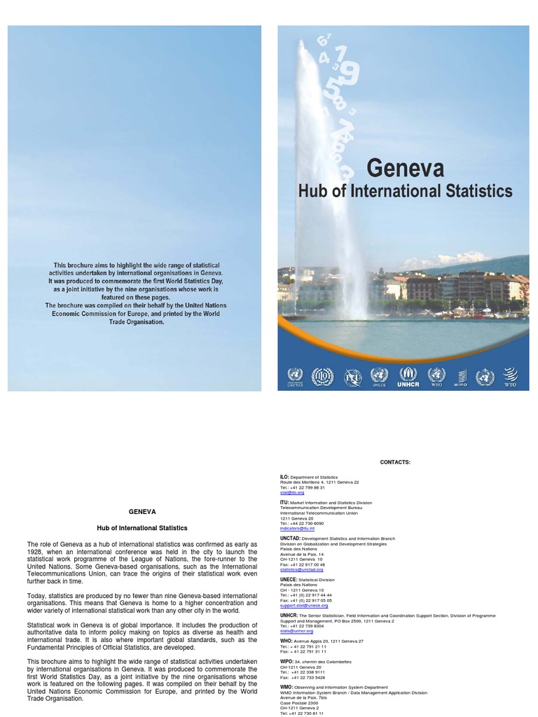 World Statistics Day Brochure | PDF | Refugee | United Nations High ...