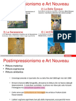 Post Impressionismo e Avanguardie Storiche