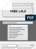 Bahasa Bugis Yabe Lale