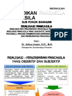 PENDIDIKAN PANCASILA (REALISASI PANCASILA) Pertemuan 8 (Aditya Irawan)