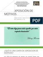 Carta Exposición de Motivos Presentación 22-23