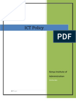 Kia Ict MGT Policy