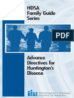 HDSA Family Guide Advance Directives For HD