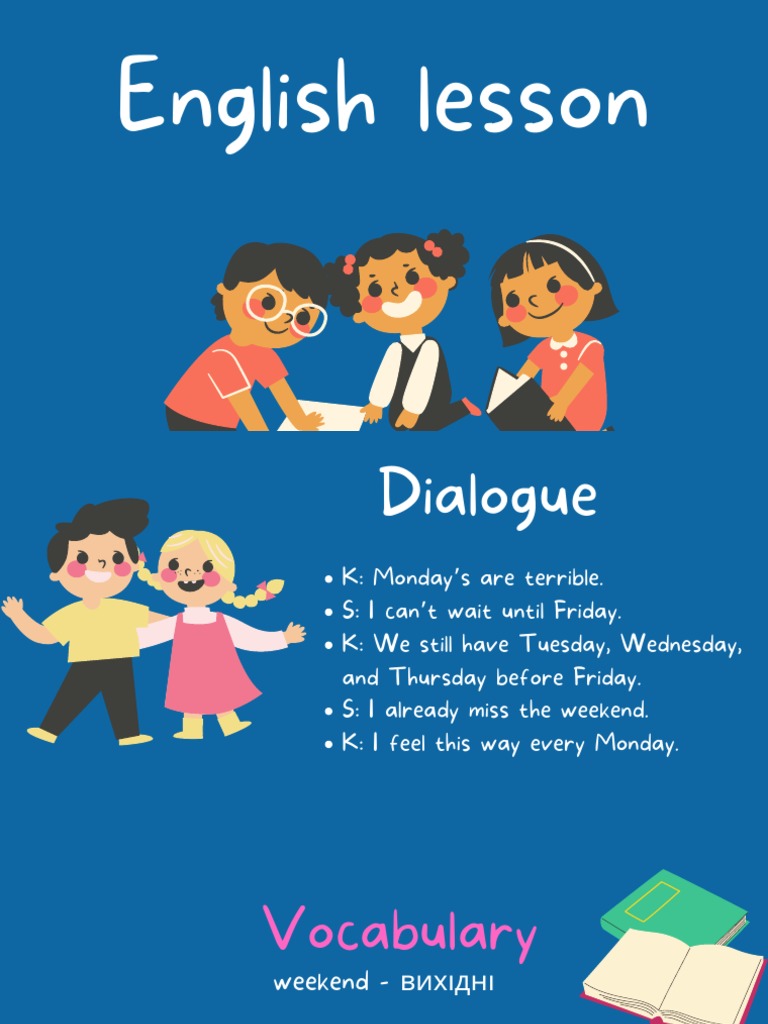 English lesson | PDF