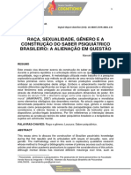 Raca Sexualidade Genero e A Construcao Do Saber Psiquiatrico Brasileiro A Alienacao em Questao - Doi134