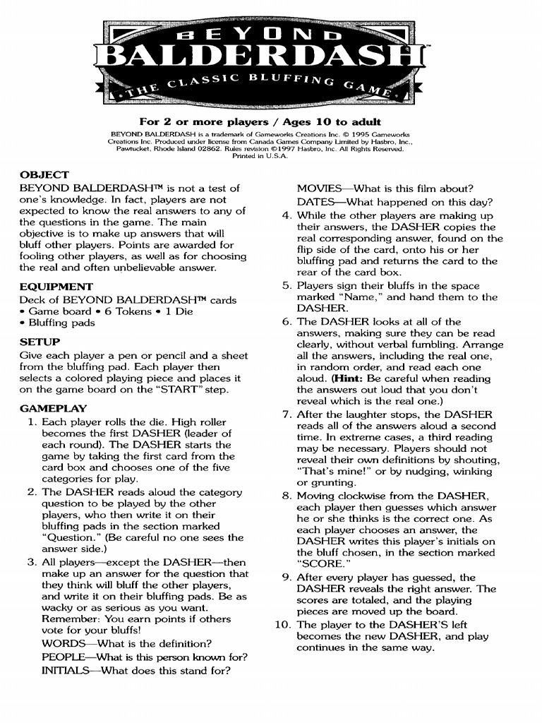 Beyond Balderdash PDF - 1685227386