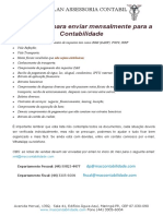 Documento para Contabilidade