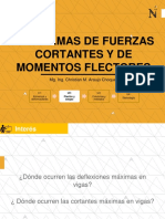 S7 Diagramas de fuerzas cortantes y momento flector