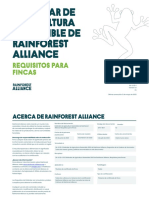 Rainforest Alliance 2020 Estandar Agricultura Sostenible Requisitos para Fincas