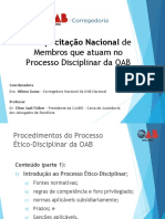 Capacitação para Processos Disciplinares