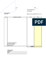 DCT - Folha de Orçamento