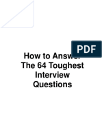 64 Toughest Interview Questions