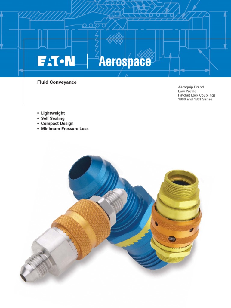 Aeroquip Low Profile Couplings Guide | PDF | Pressure | Applied And ...