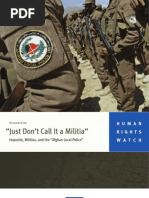Download Just Dont Call It a Militia - Impunity Militias and the Afghan Local Police by paola pisi SN64790395 doc pdf