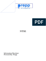 Ntse 2023 Brochure