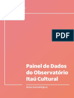 Metodologia Painel de Dados Do Observatório Itaú Cultural