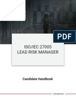 Pecb Candidate Handbook Iso 27005 Lead Risk Manager MC