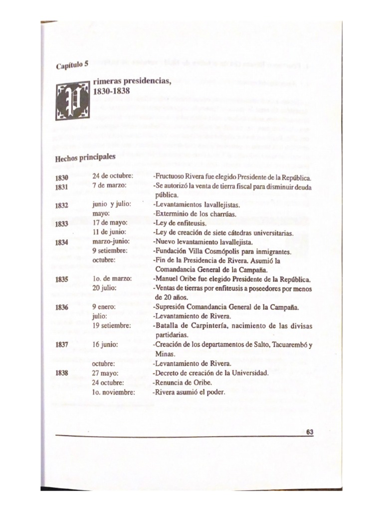 Manual de Historia Del Uruguay - Primera Parte | PDF