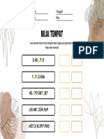 Lembar Kerja Matematika