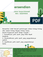 Presentasi Pendidikan Hijau, Biru Dan Kuning Datar Grafis Bentang Alam Dan Daratan