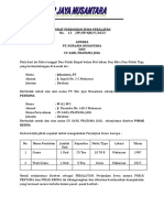 Surat Perjanjian Sewa Peralatan Kec Wita Ponda